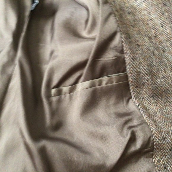 Peabody House - Brown Tweed Wool Blend Blazer - Picture 8 of 10